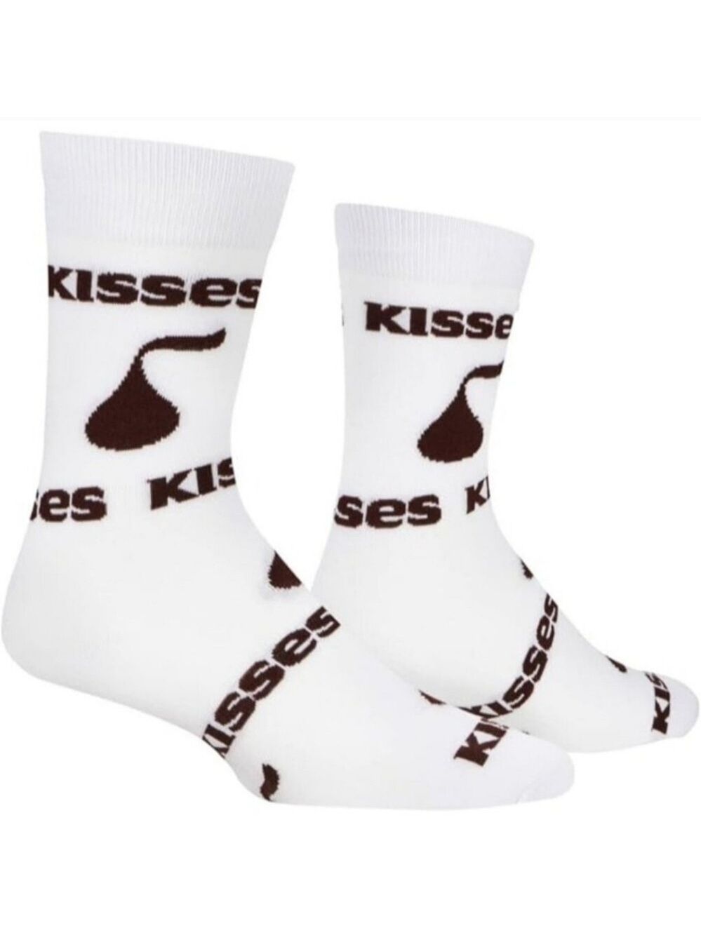 4/$25 Hersheys Kisses Candy Novelty Crew Socks New Unisex - Picture 9 of 10